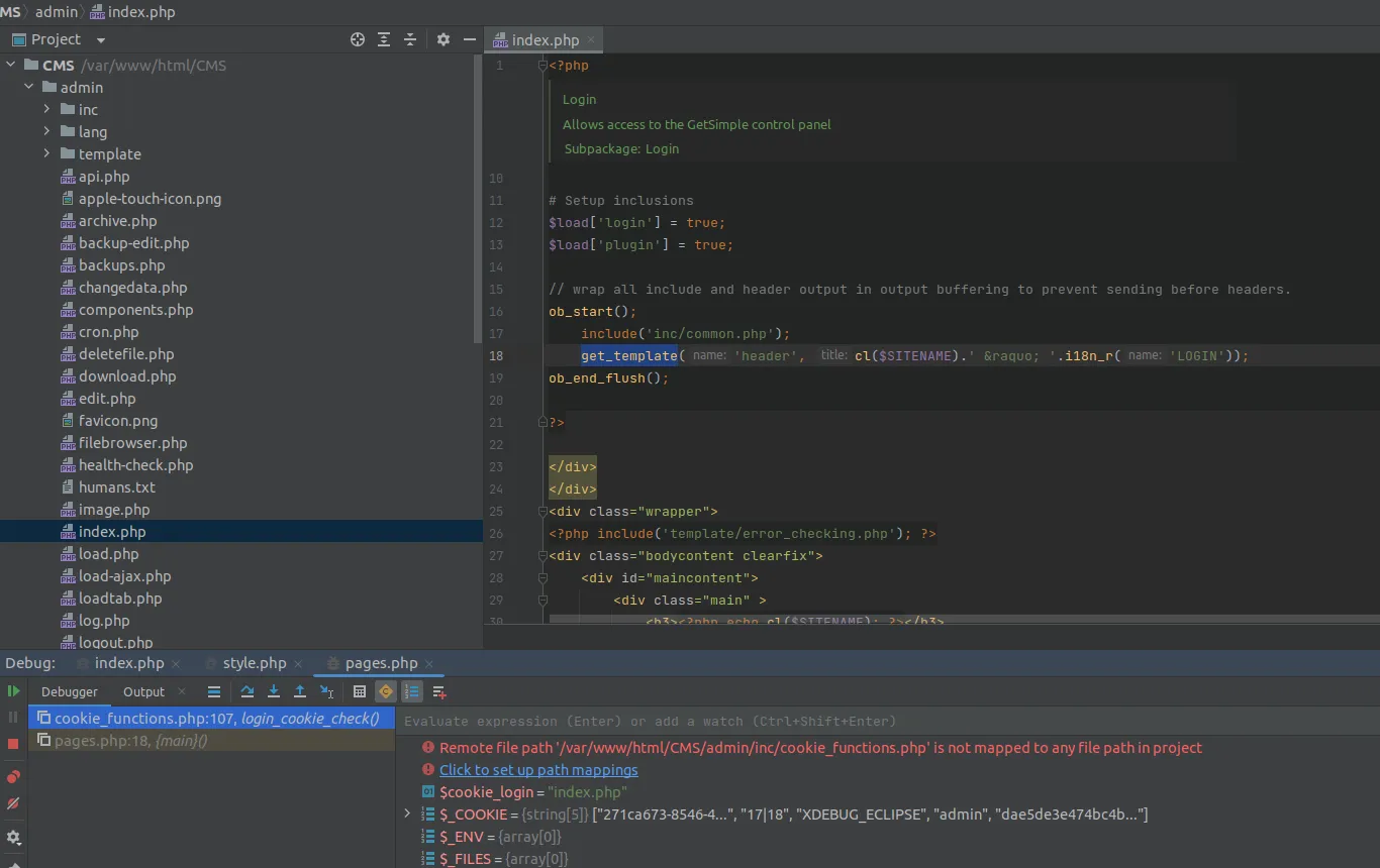 cookie_name variable definition in configuration.php