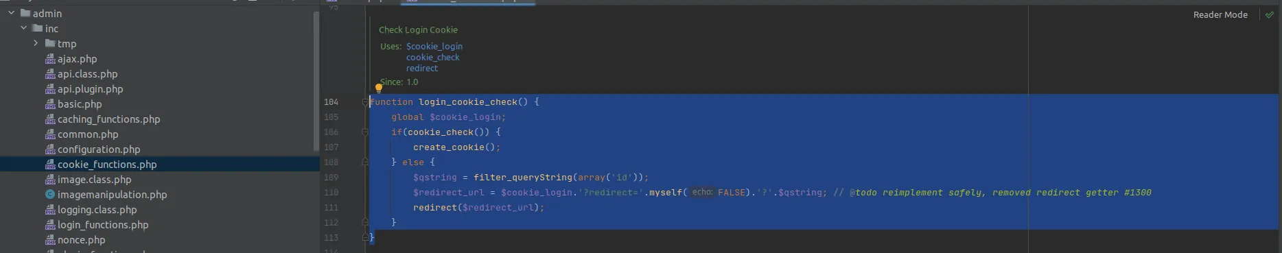 Final cookie structure with GS_ADMIN_USERNAME and hashed values