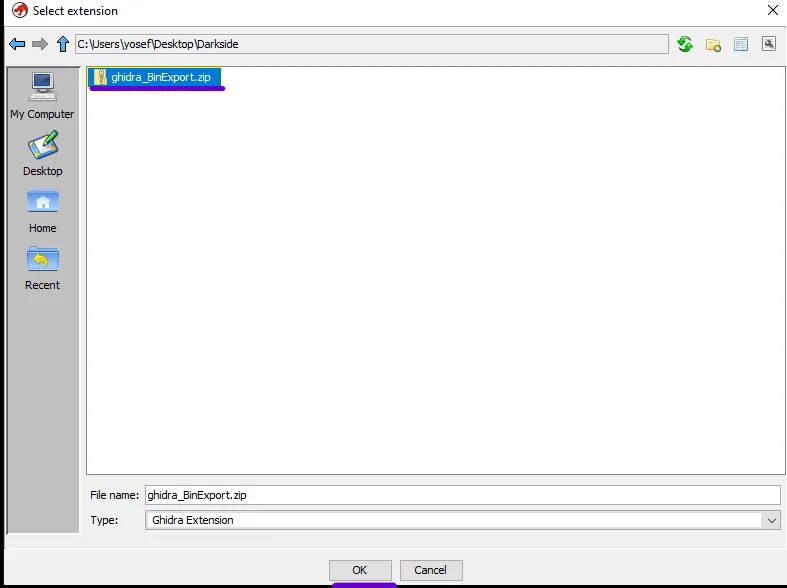 BinDiff results for sdrsvc.dll showing 1.00 similarity